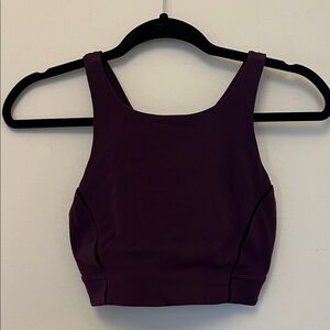 Lululemon Purple Cropped Tank Top